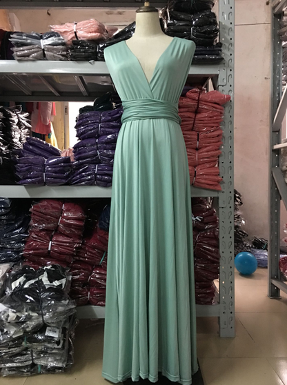 Sexy Stunning Multi-Rope Bandage Red Dress Long Dress