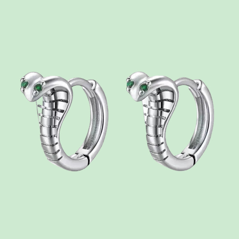 Cobra Fashion Ear Studs for Men and Women Gift