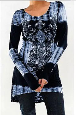 New Printed Long Sleeve T-Shirt for Women