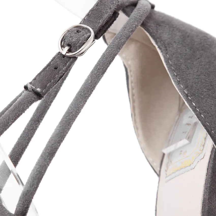 Suede High Heels, Sandals, and Chunky Heeled Shoes