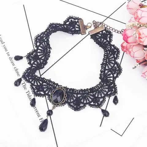 Lace Hollow-Out Choker Necklace