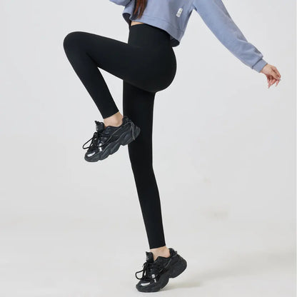 Silk Cashmere Fleece-Lined Yoga Pants