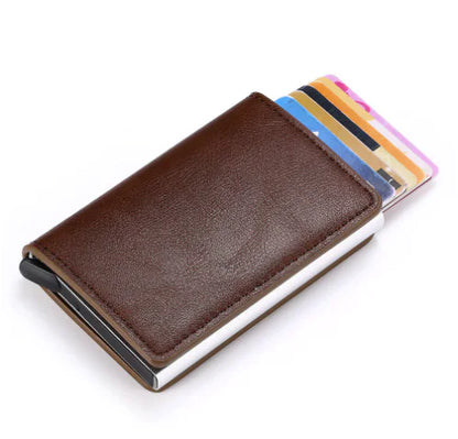 RFID-Proof Aluminum Card Wallet for Men (Credit Card Holder)