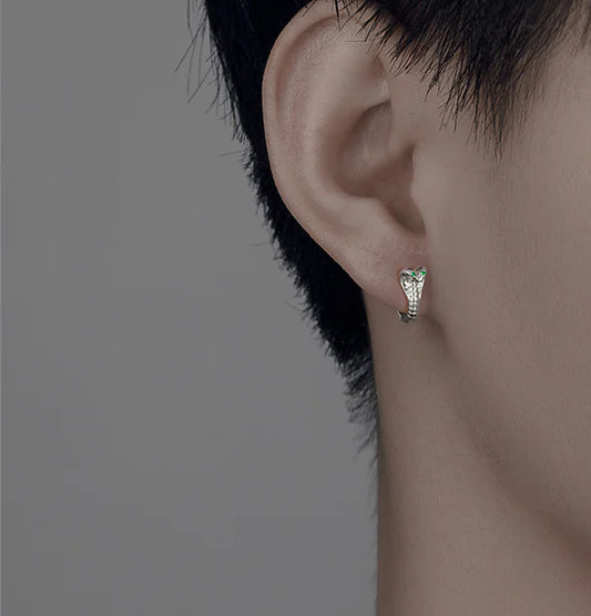 Cobra Fashion Ear Studs for Men and Women Gift