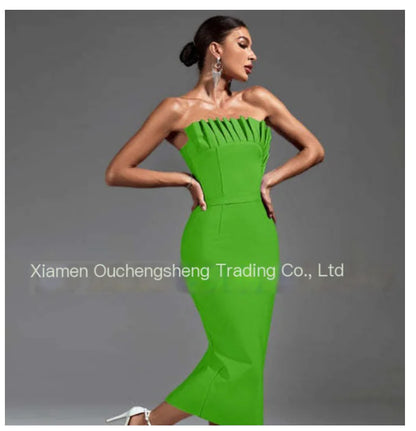 Off-Shoulder Ruched Dress for Women