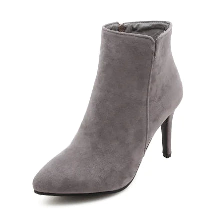 Women's Super High Heel Pointed Toe Ankle Boots