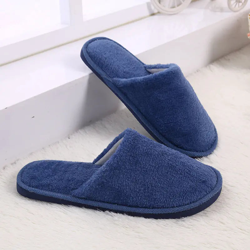 Thick Plush Slippers for Autumn and Winter Comfort