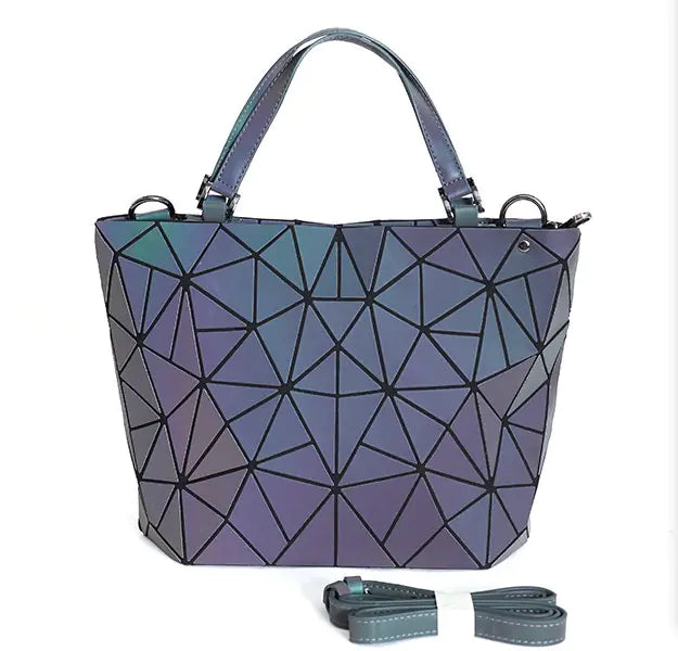 Geometric Laser Women's Handbag and Crossbody Bag
