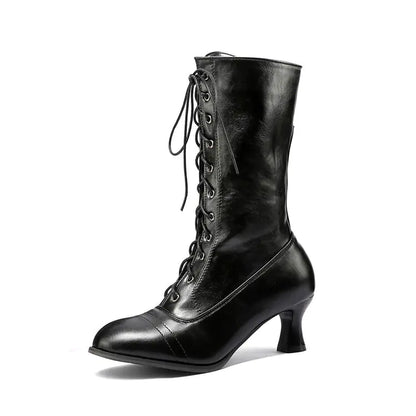 Women's Fall Martin Boots - Korean Style Lace-Up Short Boots