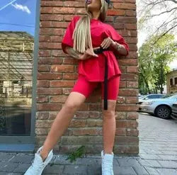 Spring Summer Women's Casual Two-Piece Set
