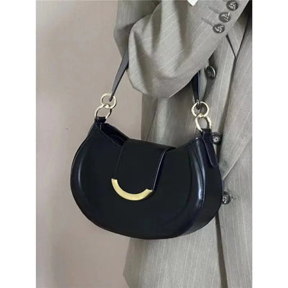 Vintage Saddle Bag for Women - Chic Shoulder Crossbody
