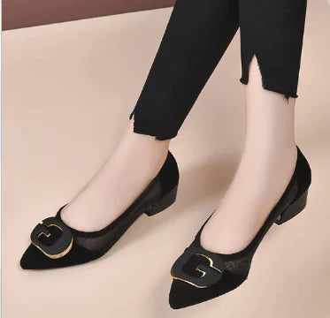 New Summer Mesh Low Heels for Women (One Pair)