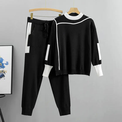 Plus Size Fashion Knit Two-Piece Set