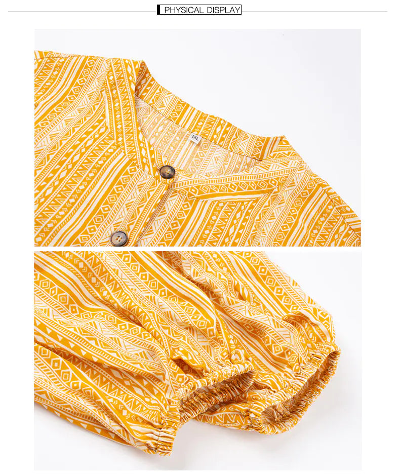 Plus Size Spring Long Sleeve Dress for Women