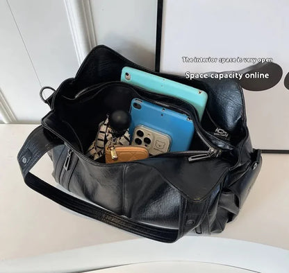 Retro Large Capacity Crossbody Handbag