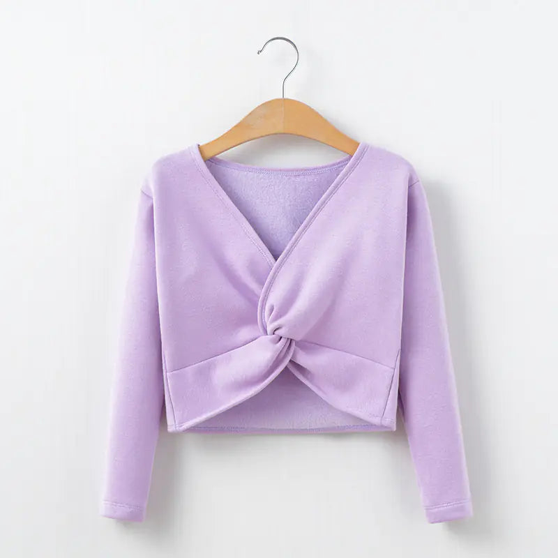 Fleece-Lined Long Sleeve Thickened Sweater Waistcoat