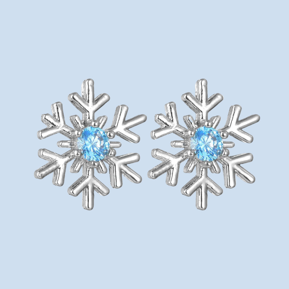 S925 Silver Flower Stud Earrings  Trendy and Versatile