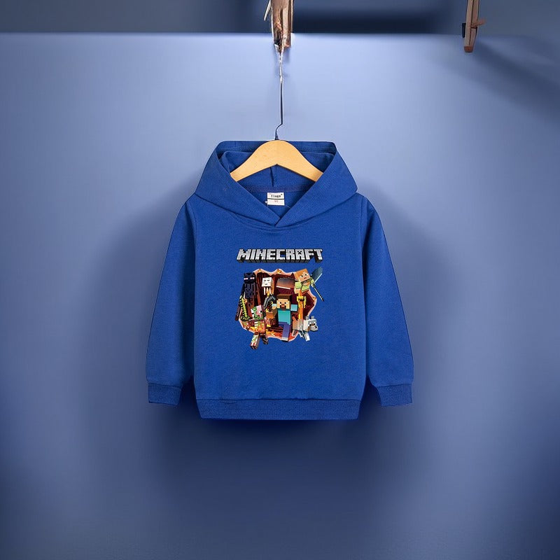 Boys' Hooded Sweatshirts - Pure Cotton Casual Tops