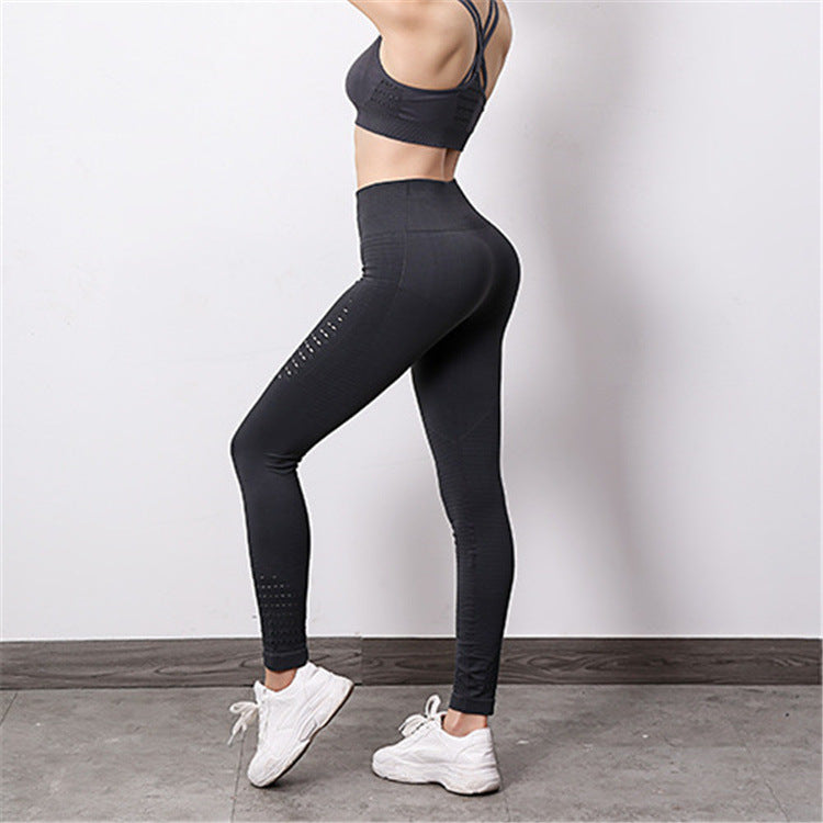 High-Waist Gradient Starry Sky Yoga Pants for Women