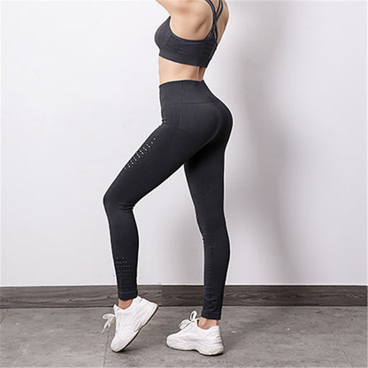 High-Waist Gradient Starry Sky Yoga Pants for Women