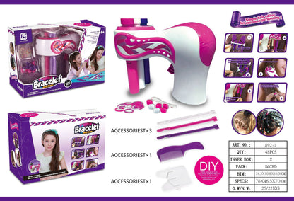 Automatic Three-Strand Hair Braider for Kids Toys