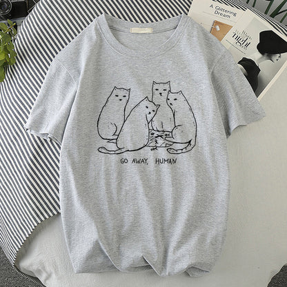 Summer Go Away Human Printed T-Shirts  Quality Design
