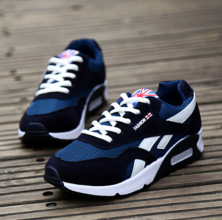 Mesh Thick-Soled Height-Increasing Running Shoes