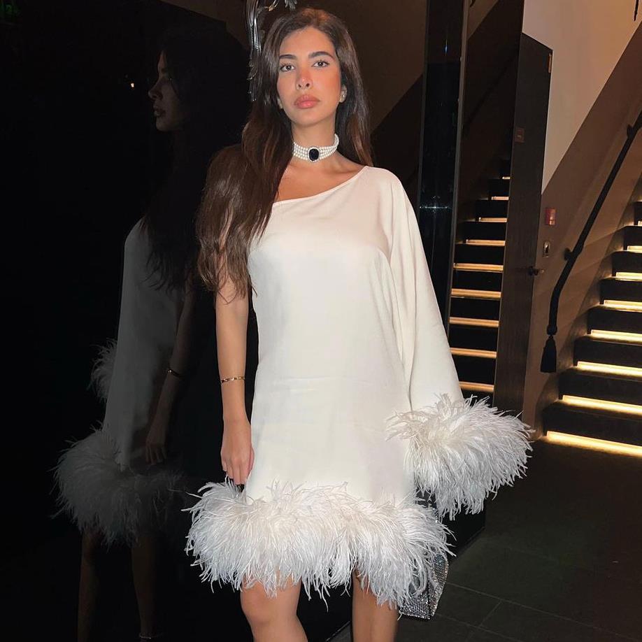 Sexy One-Shoulder Cape Dress for Parties