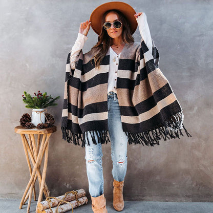 Plus Size Tassel Sweater for Women - Autumn Style