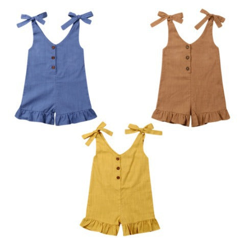 Summer Sunsuit for Girls Aged 1-6 Years