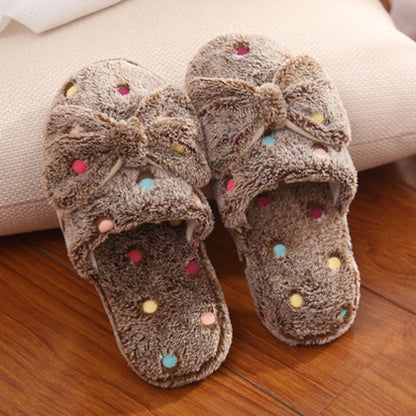 Cute Women's Cotton Slippers for Winter Comfort