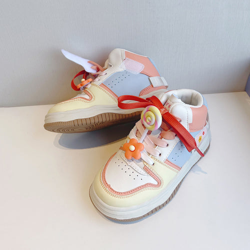 Color Matching Kids' Casual Board Shoes
