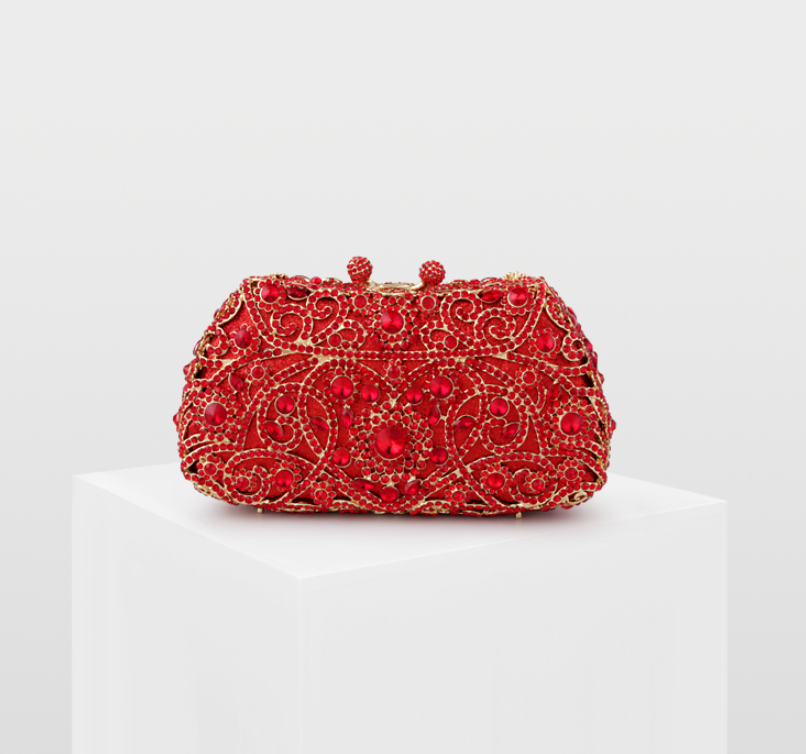 Luxury Rhinestone Evening Handbag for Women