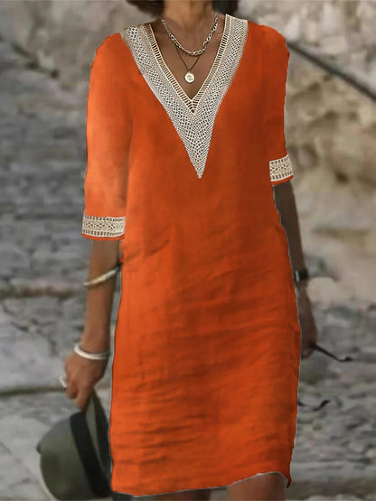 YZ1224 Women's Casual Loose Dress