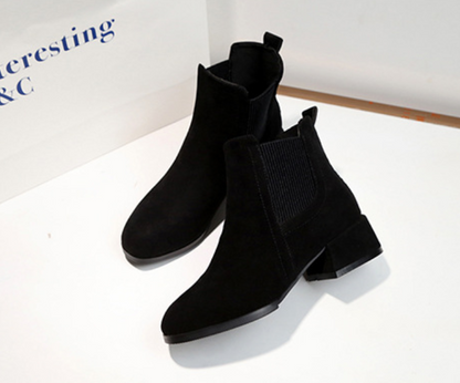Chelsea Ankle Boots for Women - Fashionable Pointed Heels