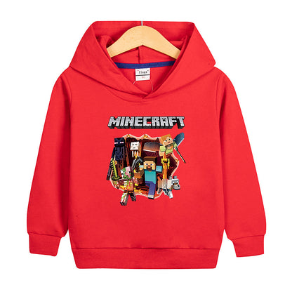 Boys' Hooded Sweatshirts - Pure Cotton Casual Tops