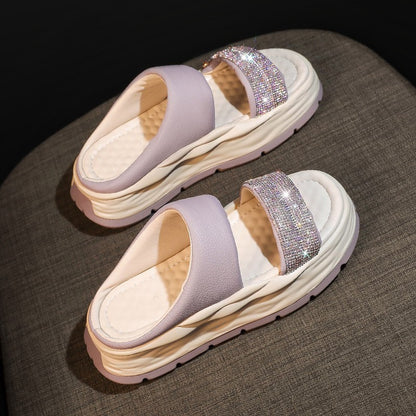 Women's Thick Sole High Platform Slide Sandals