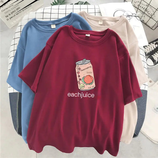 Cotton Short Sleeve T-Shirt for Women