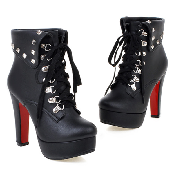 Women's High Heel Ankle Boots - Ultra High Heels