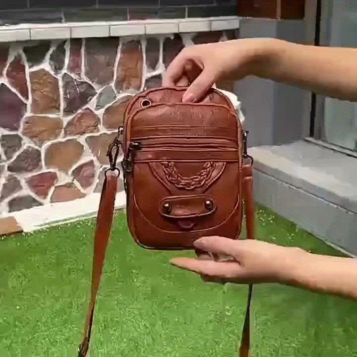 Adjustable Strap Bag Vintage Style Women's Mini Crossbody Bag