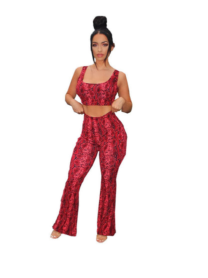 Plus Size Women's Printed Striped Zip Long Sleeve Set