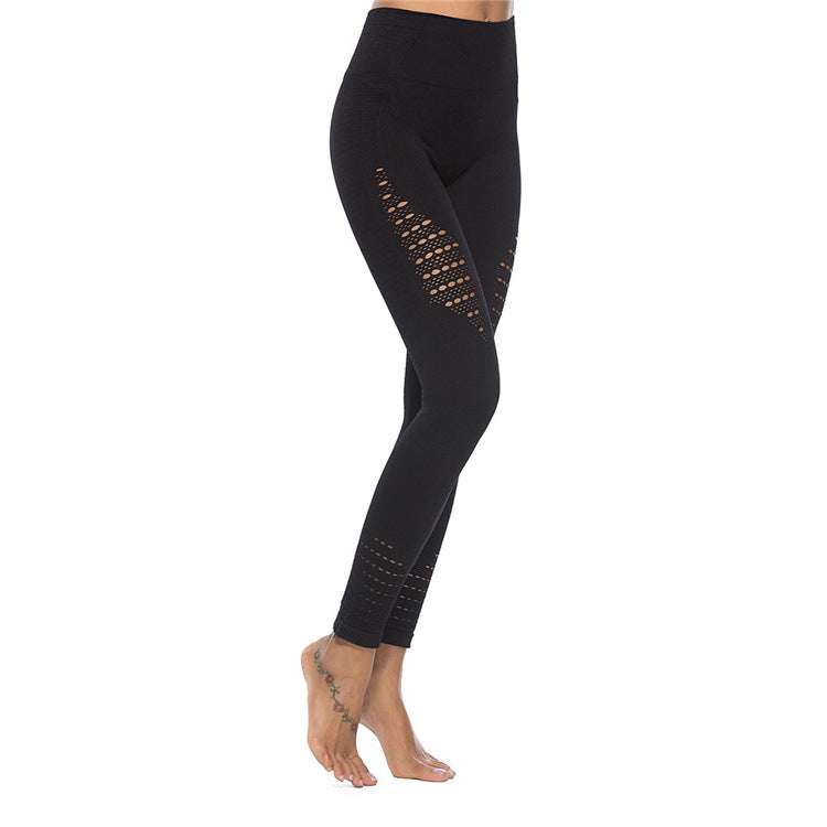 High-Waist Gradient Starry Sky Yoga Pants for Women