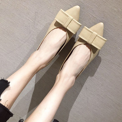 Spring New Pointed Toe High Heel Mary Jane Shoes
