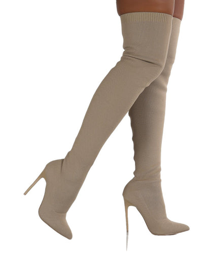 Autumn Winter Over-the-Knee High Heels Boots