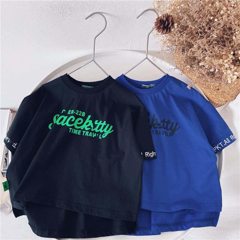 Short-Sleeved Cotton T-Shirts for Kids