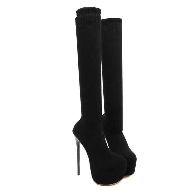 High Heels Winter Over-the-Knee Stretch Boots