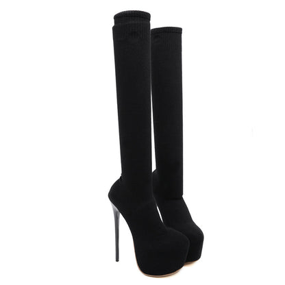 High Heels Winter Over-the-Knee Stretch Boots