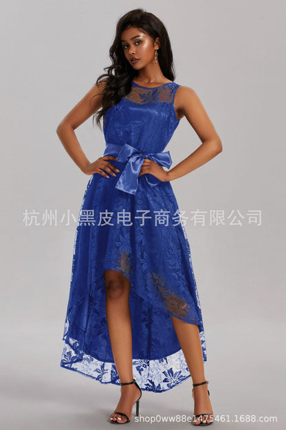 Elegant Tropical Plus Size Dress