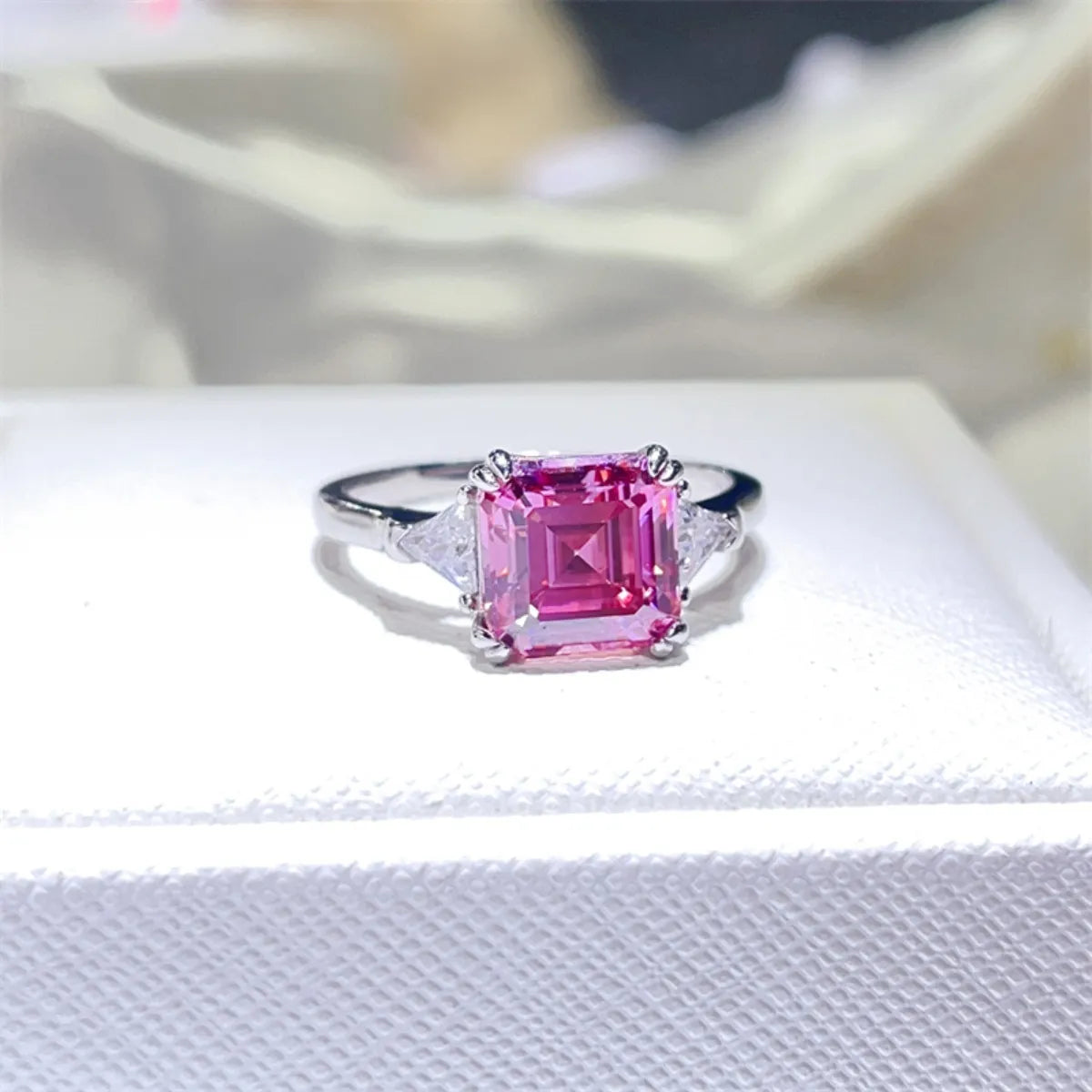 3 Carat Moissanite 925 Sterling Silver Ring