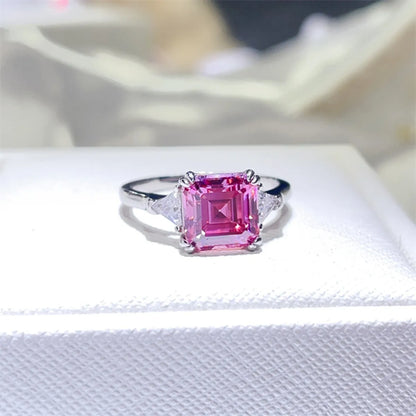 3 Carat Moissanite 925 Sterling Silver Ring